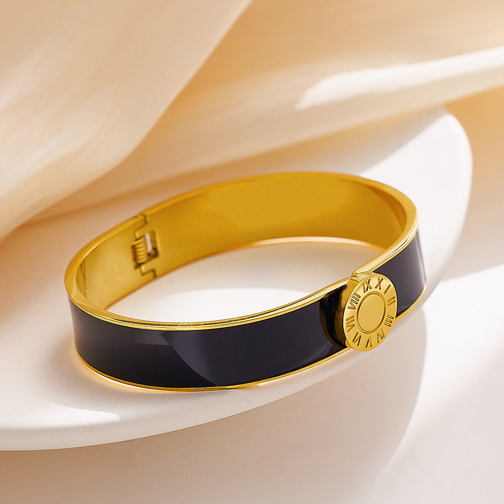 Wholesale Colorful Enamel Titanium Steel Bracelet